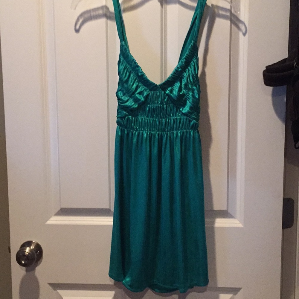 Turquoise dress